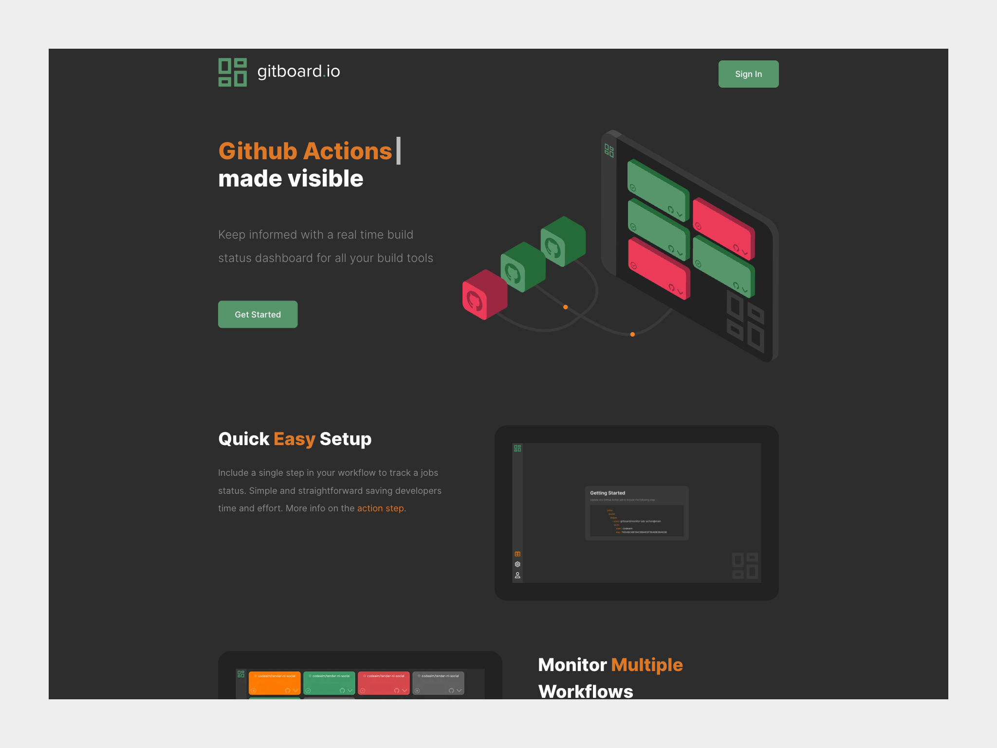 GitBoard.io dashboard preview
